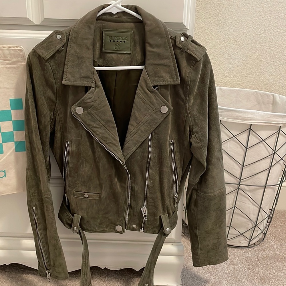 BLANKNYC SUEDE MOTO JACKET